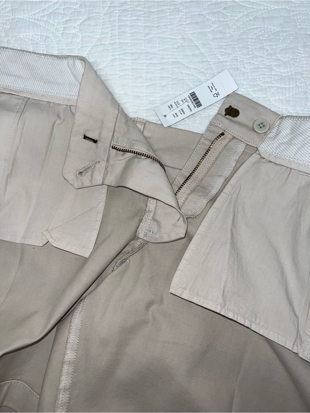 J.Crew Khaki Chino Shorts Stretch Cotton Size 8 NWT - Picture 15 of 16
